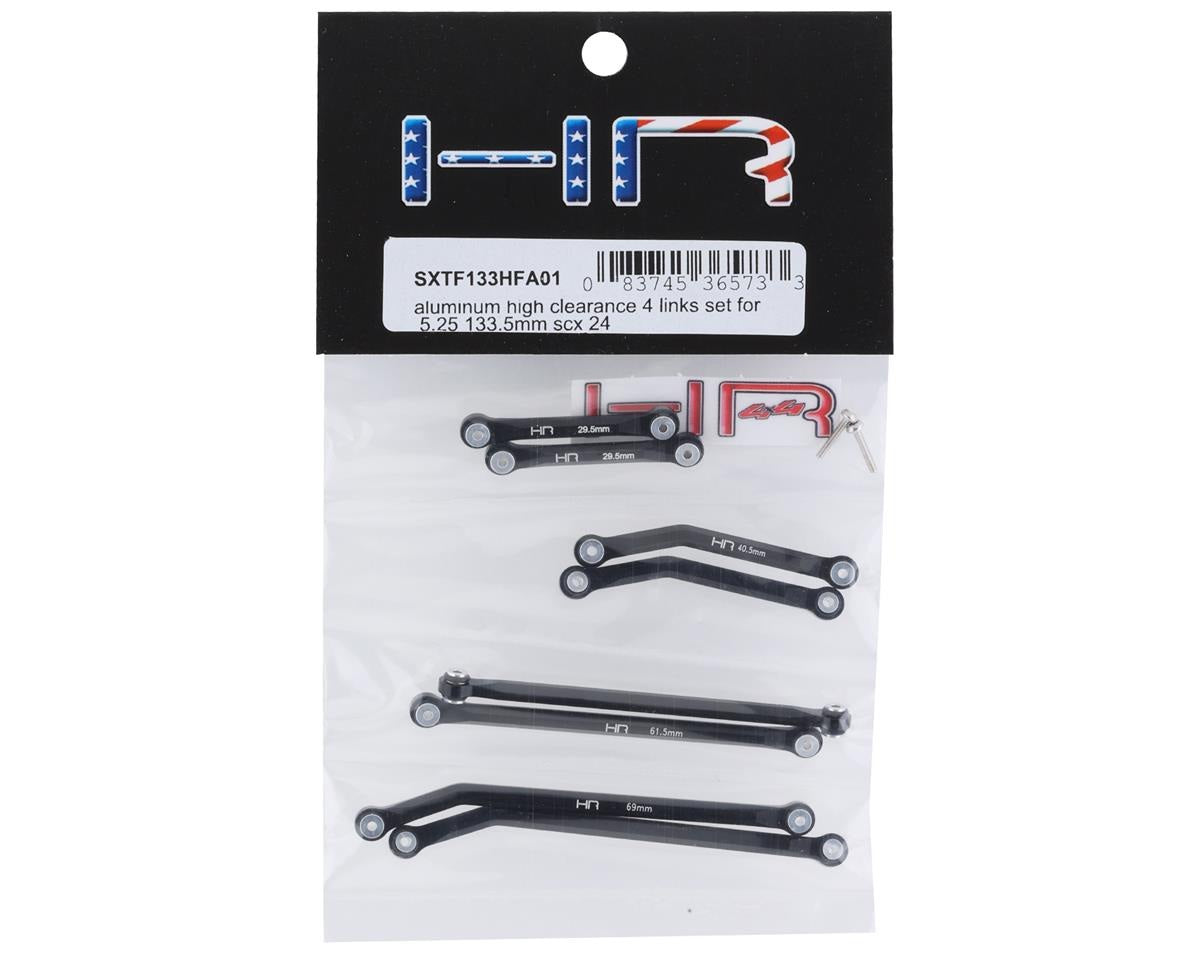 Aluminum High Clearance 4 Links Set for SCX24 B-17 Betty and Deadbolt (HRASXTF133HFA01)