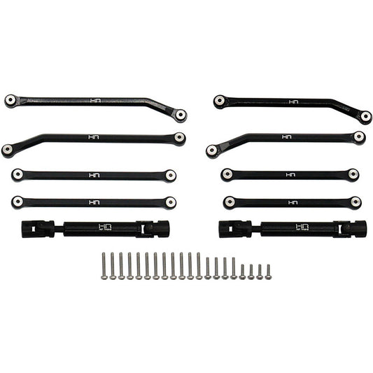 Aluminum 8-Link Drive Set for SCX24 Jeep Gladiator (HRASXTF133LC)
