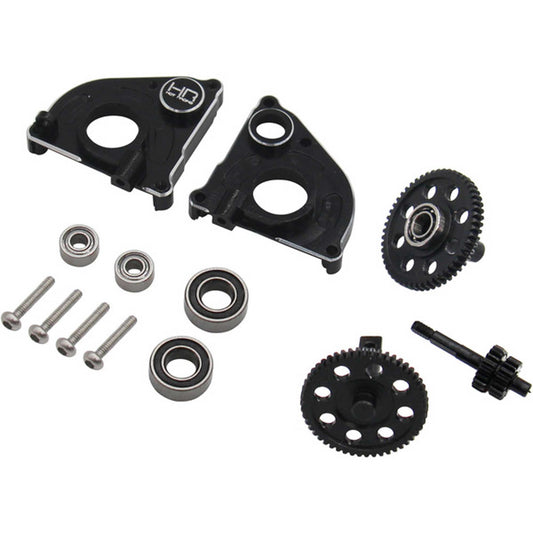 Front Over Drive Rock Crawler Transmission for SCX24 (HRASXTF38X)