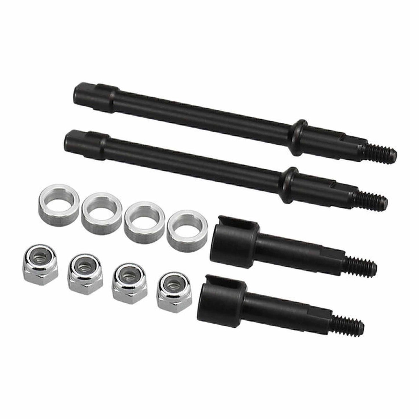 Steel Drive Stub Axles +2mm for SCX30 (HRASXTY39AW02)_1
