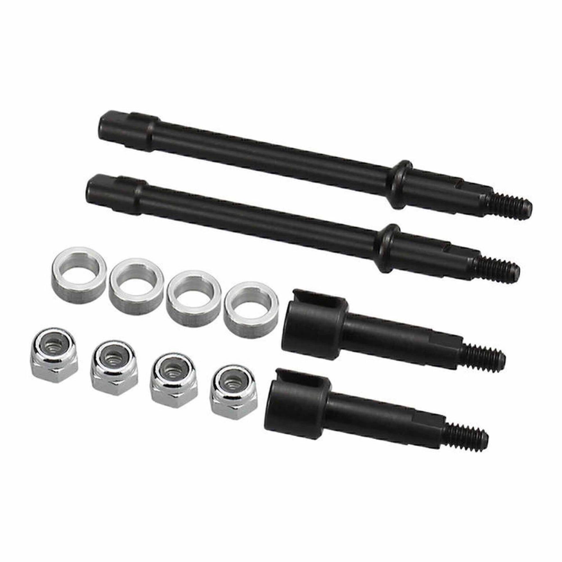Steel Drive Stub Axles +2mm for SCX30 (HRASXTY39AW02)_1