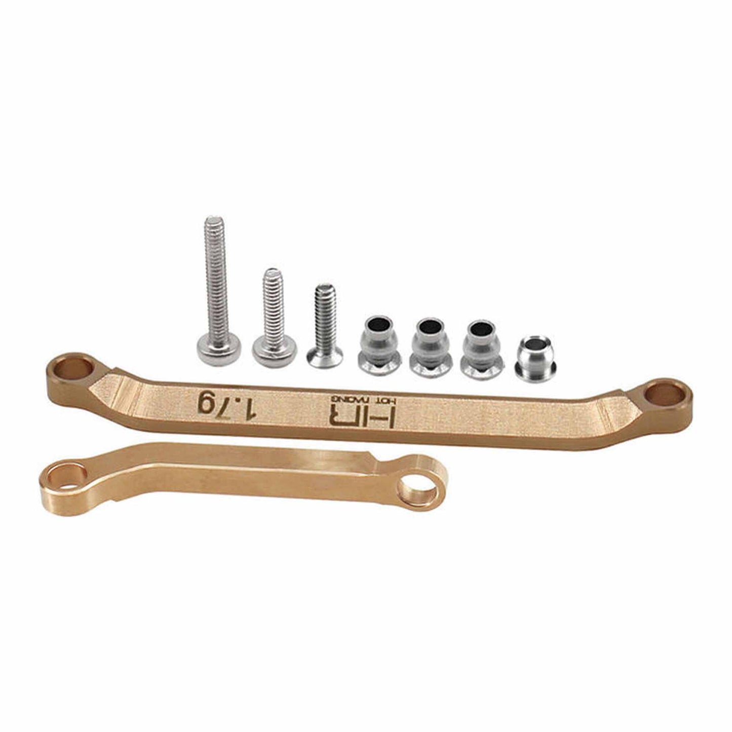 Brass Tight Tolerance Steering Link Set for SCX30 (HRASXTY49H)_1