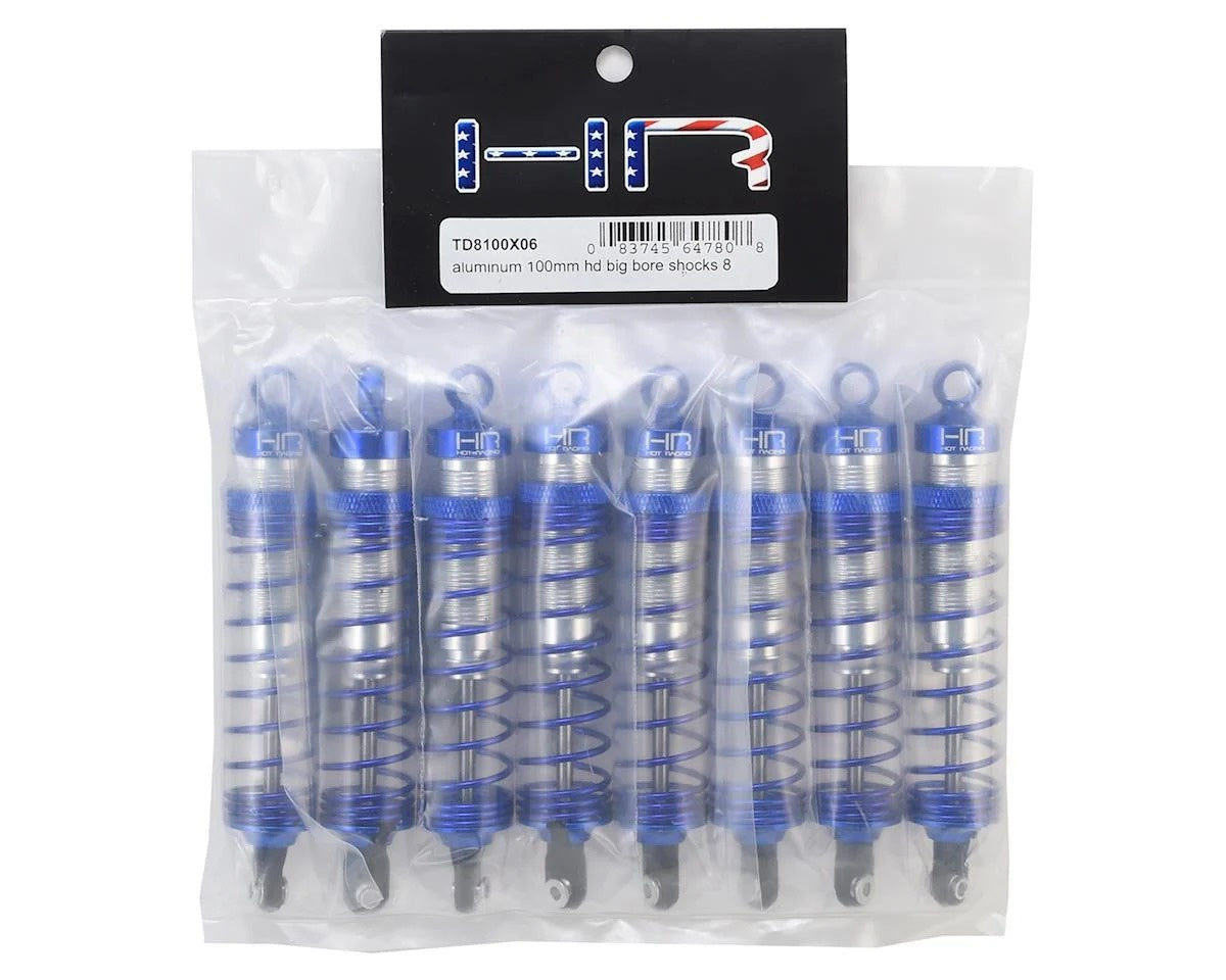 Aluminum 100mm HD Big Bore Shocks for Traxxas T-Maxx and E Maxx (HRATD8100X06)