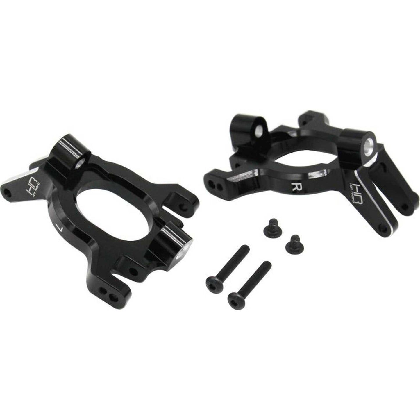 Aluminum Front C-Hubs Caster Blocks for ARRMA 4S BLX Kraton and Outcast (HRATFF1901)