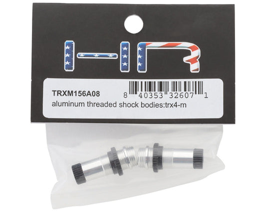 Aluminum Threaded Shock Bodies for TRX4-M (HRATRXM156A08)