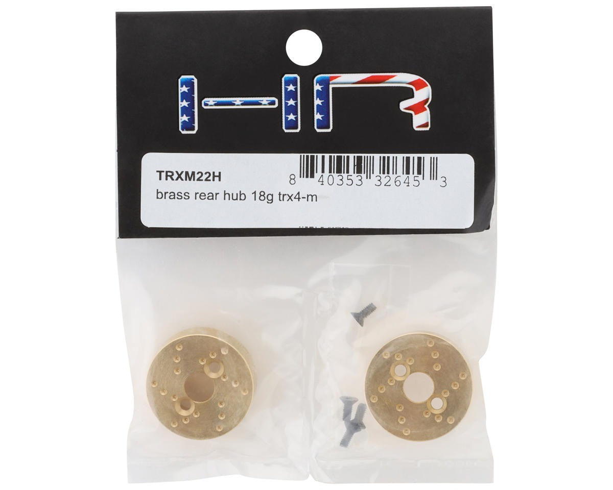 Brass Rear Hub 18g for Traxxas TRX4-M (HRATRXM22H)