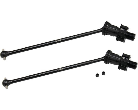 Steel Heavy Duty Driveshafts with Aluminum Hexes for X-Maxx (2) (HRAXMX288CE)