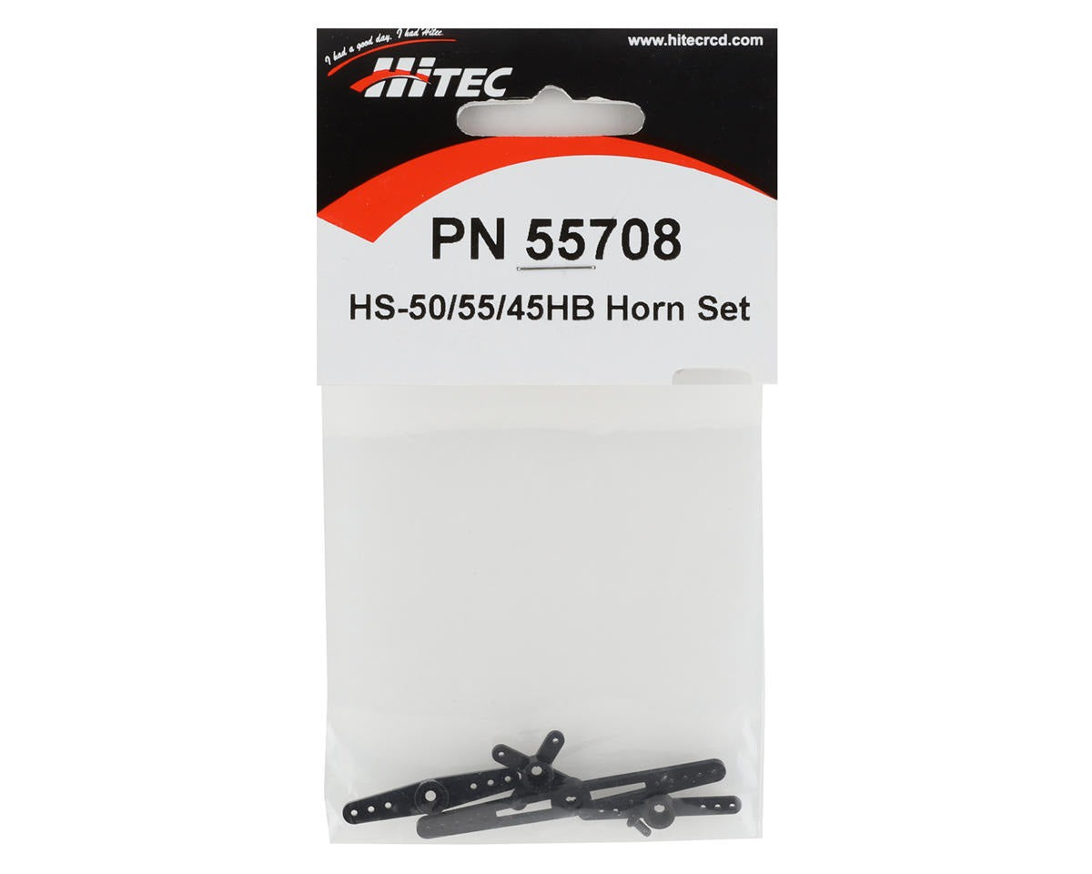 Servo Horn Set for HS-35, HS-45, HS-50, HS-55, HS-5055MG Servos (HRC55708)