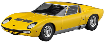 1/24 Lamborghini Miura P400 SV "Detail Up Version" Yellow Plastic Model Kit (HSG20511)