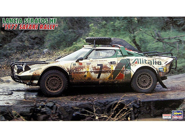 1/24 Lancia Stratos HF 1977 Safari Rally Plastic Model Kit (HSG25036)
