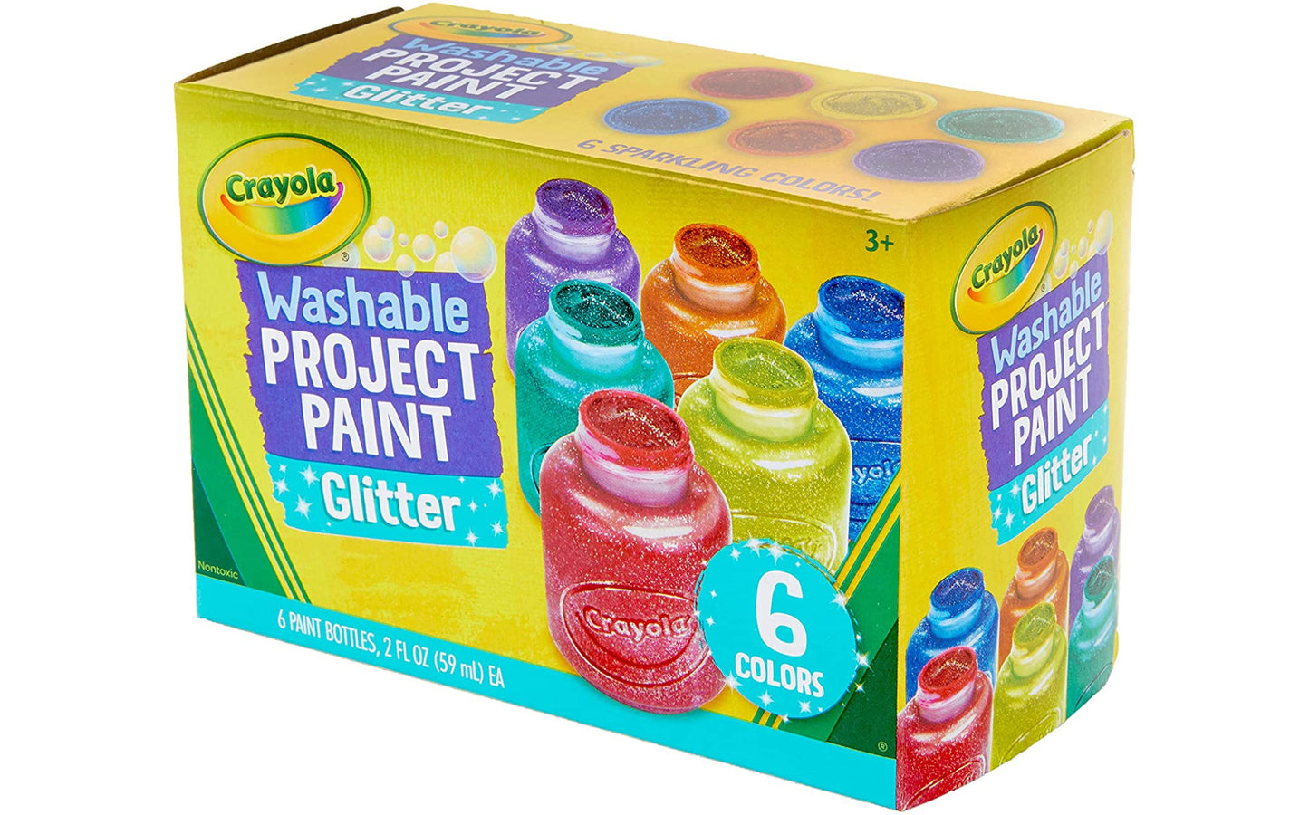 Washable Glitter Project Paint Set (CRABS542400)