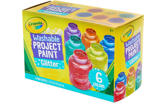 Washable Glitter Project Paint Set (CRABS542400)