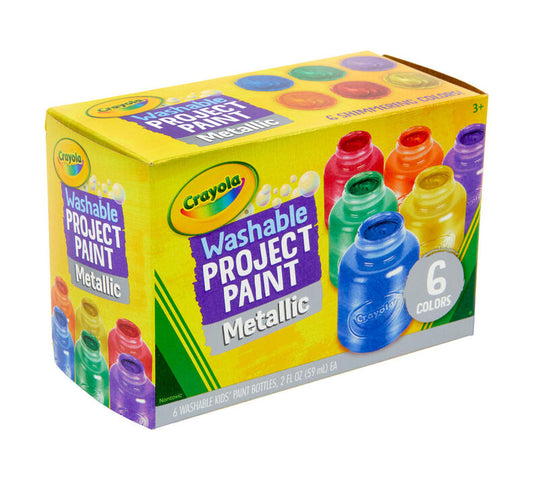 Washable Metallic Project Paint Set (CRABS545000)
