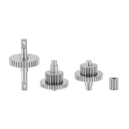 Stainless Steel 9:7:1 71% Overdrive Transmission Gear Set for TRX-4M (INJ4M36OD)