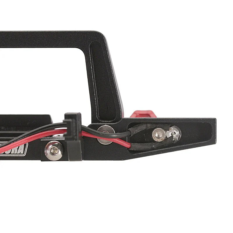 Aluminum Front and Rear Bumper Black for TRX-4M (INJ4M41FR)