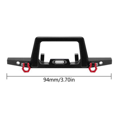 Aluminum Front and Rear Bumper Black for TRX-4M (INJ4M41FR)