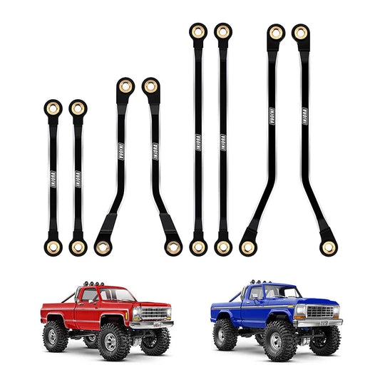 Aluminum High-Clearance Link Set Black for TRX-4M (INJ4M73BK)