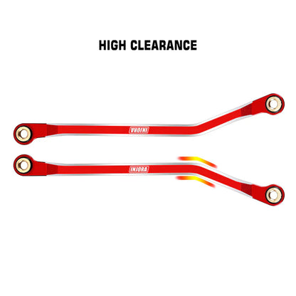 Aluminum High-Clearance Link Set Red for TRX-4M (INJ4M73RD)