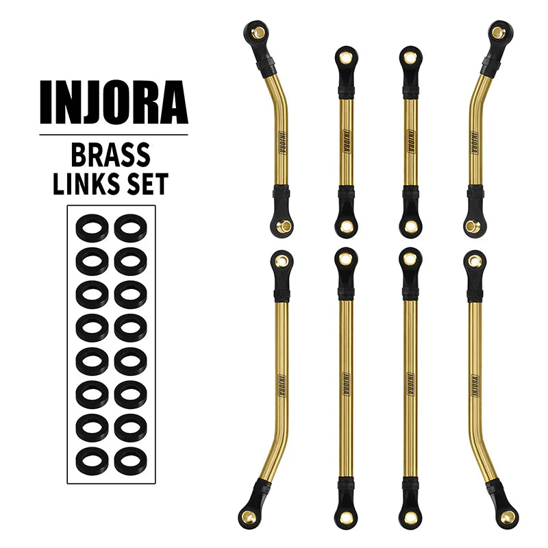 Brass 8-Piece High-Clearance Link Set for TRX-4M (INJ4M77)