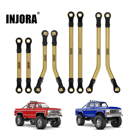 Brass 8-Piece High-Clearance Link Set for TRX-4M (INJ4M77)