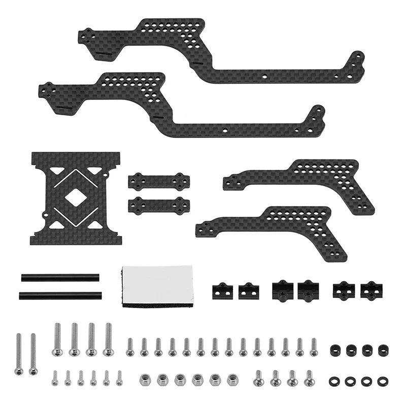 Carbon Fiber Universal LCG Chassic Kit with Battery Tray for TRX-4M (INJ4M7889)