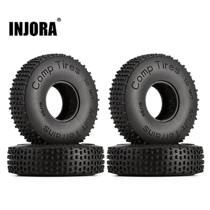 Comp Pin 1.0" S5 Super Soft Compound Tires 65x19mm for 1/24-1/18 Rock Crawler (4) (INJAX2440)