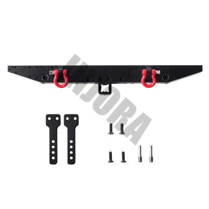 Metal Rear Bumper Black with D-Rings for TRX-4 (INJCRAW2017324)