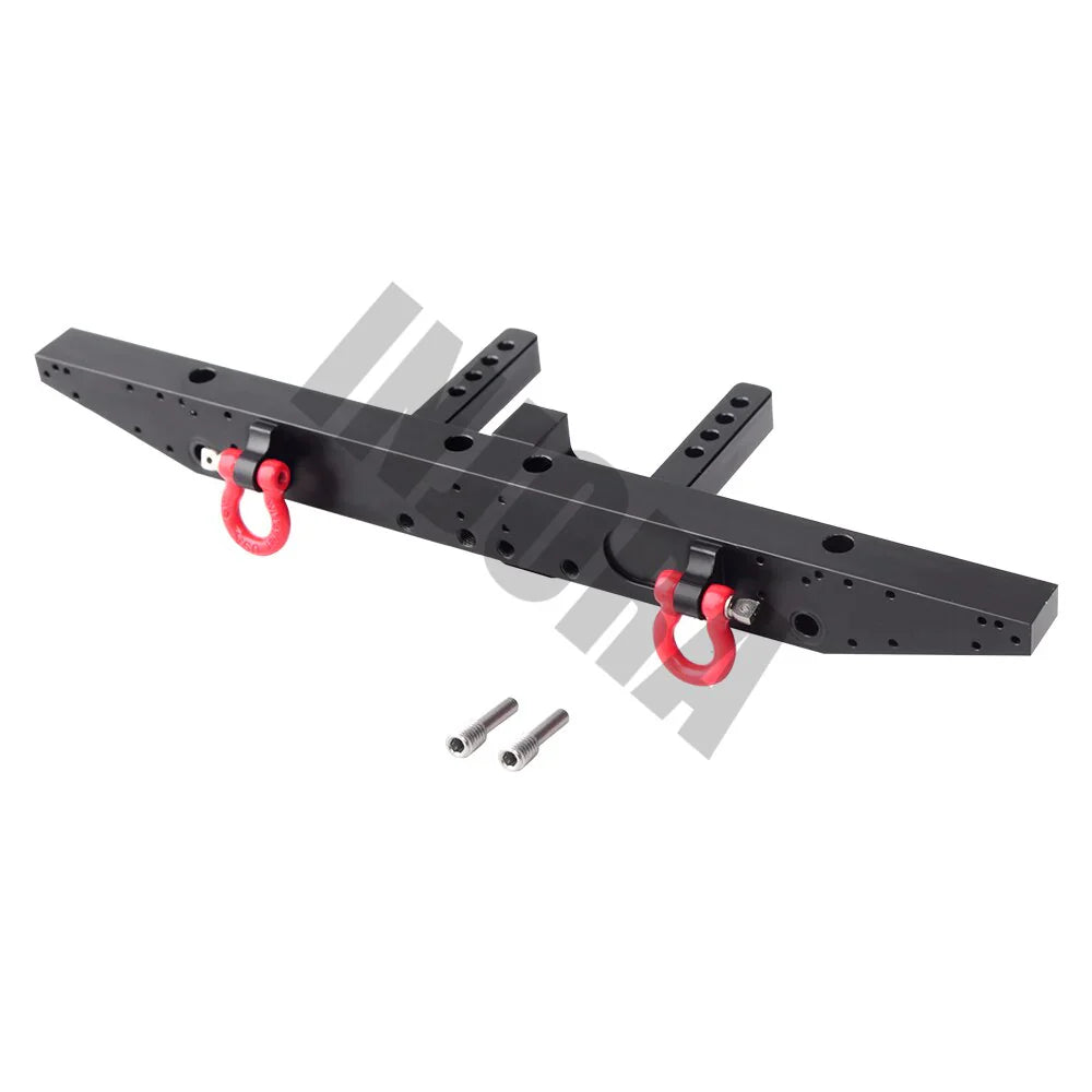 Metal Rear Bumper Black with D-Rings for TRX-4 (INJCRAW2017324)