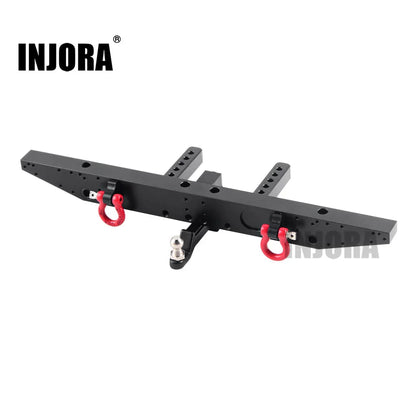 Metal Rear Bumper Black with D-Rings for TRX-4 (INJCRAW2017324)