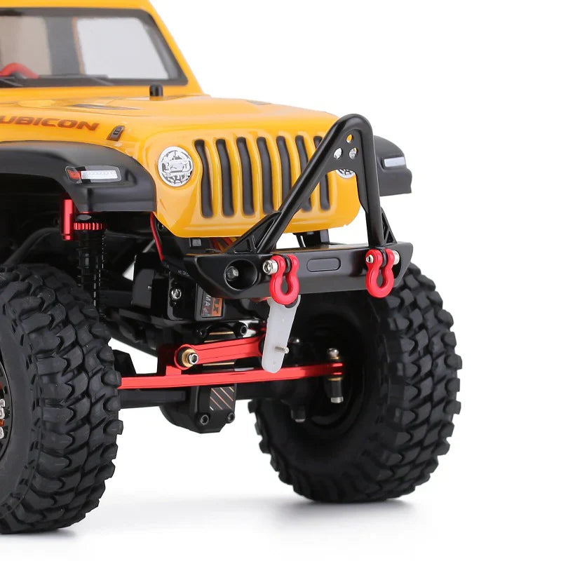 Metal Front Stinger A-Style Bumper Black with Lights for SCX24 (INJSCX2448A)