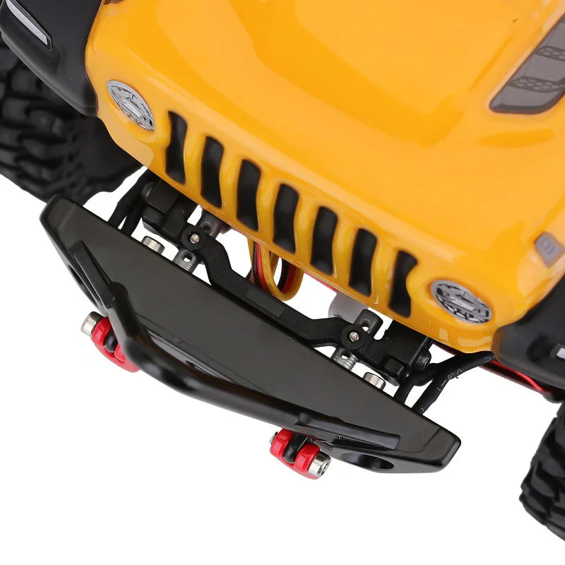 Metal Front Stinger A-Style Bumper Black with Lights for SCX24 (INJSCX2448A)