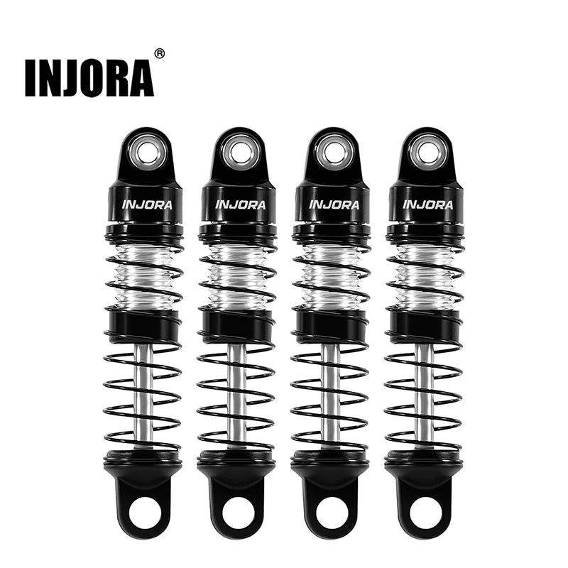 Aluminum Oil-Filled 26mm Shocks for SCX30 (INJSCX30-08BS)
