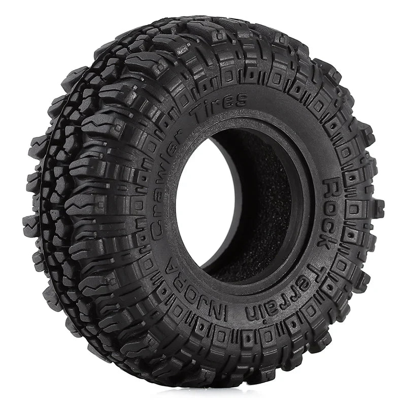 Rock Terrain 1.0" S5 Super Soft Compound Tires 56x22mm for 1/24-1/18 Rock Crawler (4) (INJYQT1005)