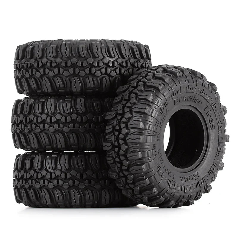 Rock Terrain 1.0" S5 Super Soft Compound Tires 56x22mm for 1/24-1/18 Rock Crawler (4) (INJYQT1005)