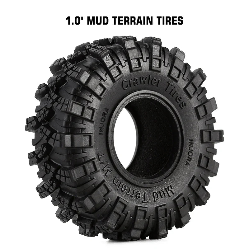 Kraken Claw 1.0" M/T Tires for 1/24-1/18 Rock Crawler (4) (INJYQT1007)