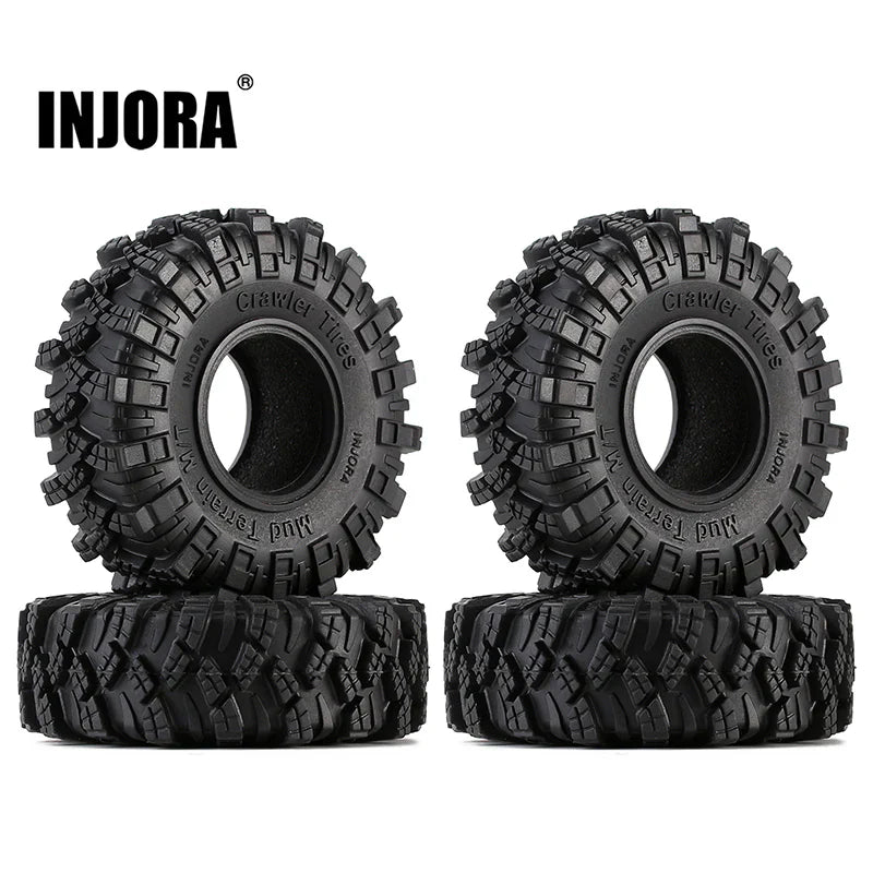 Kraken Claw 1.0" M/T Tires for 1/24-1/18 Rock Crawler (4) (INJYQT1007)