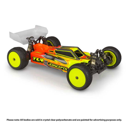 JConcepts F2 Clear Body for TLR 22X-4 with S-Type Wing (JCO0414)