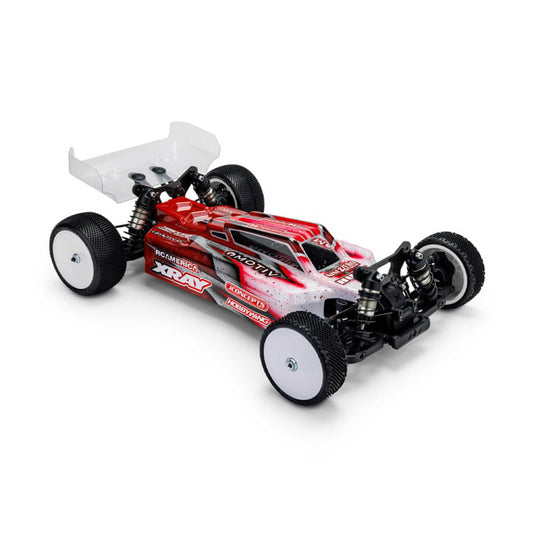 1/10 F2 2024 XRAY XB4 Polycarbonate Body with Carpet, Turf, and Dirt Wing (JCO0641)