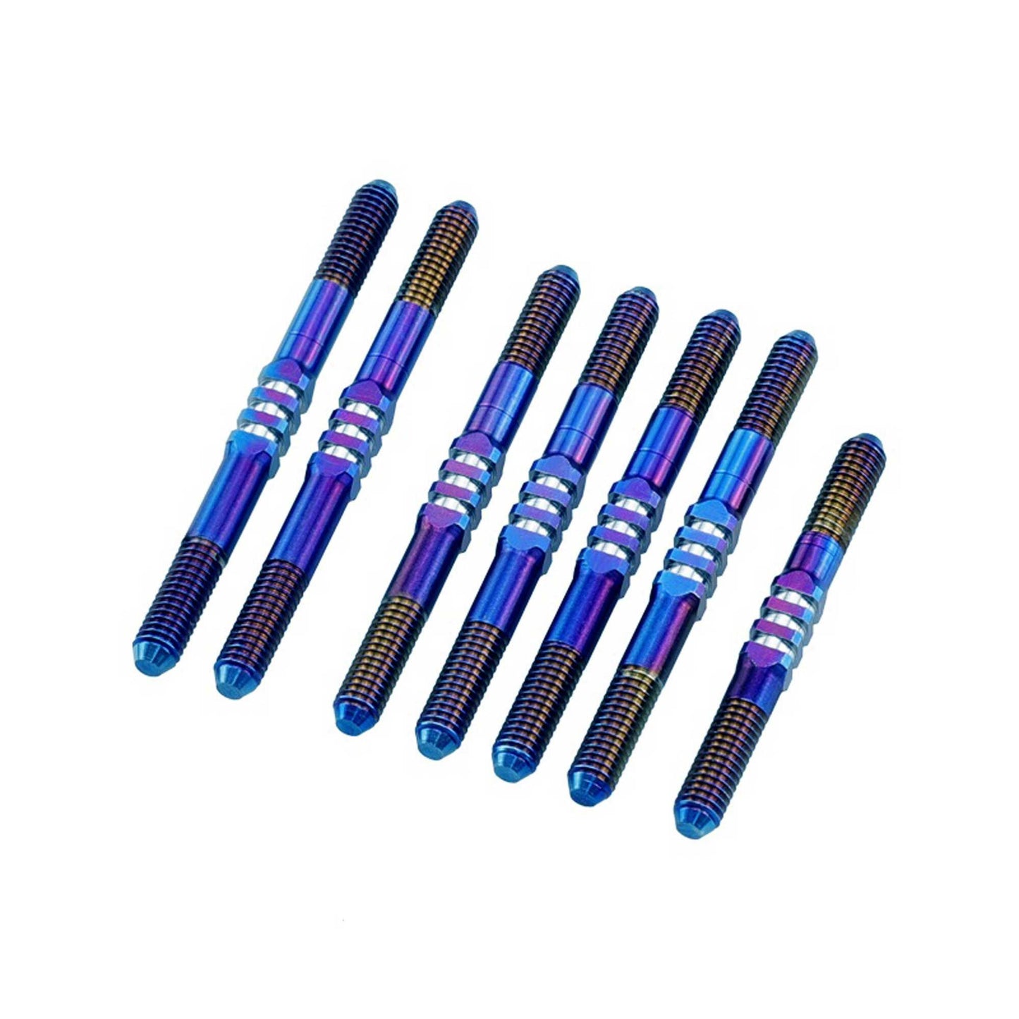 B74.2, 3.5mm Fin Titanium Turnbuckle Set (Burnt Blue)