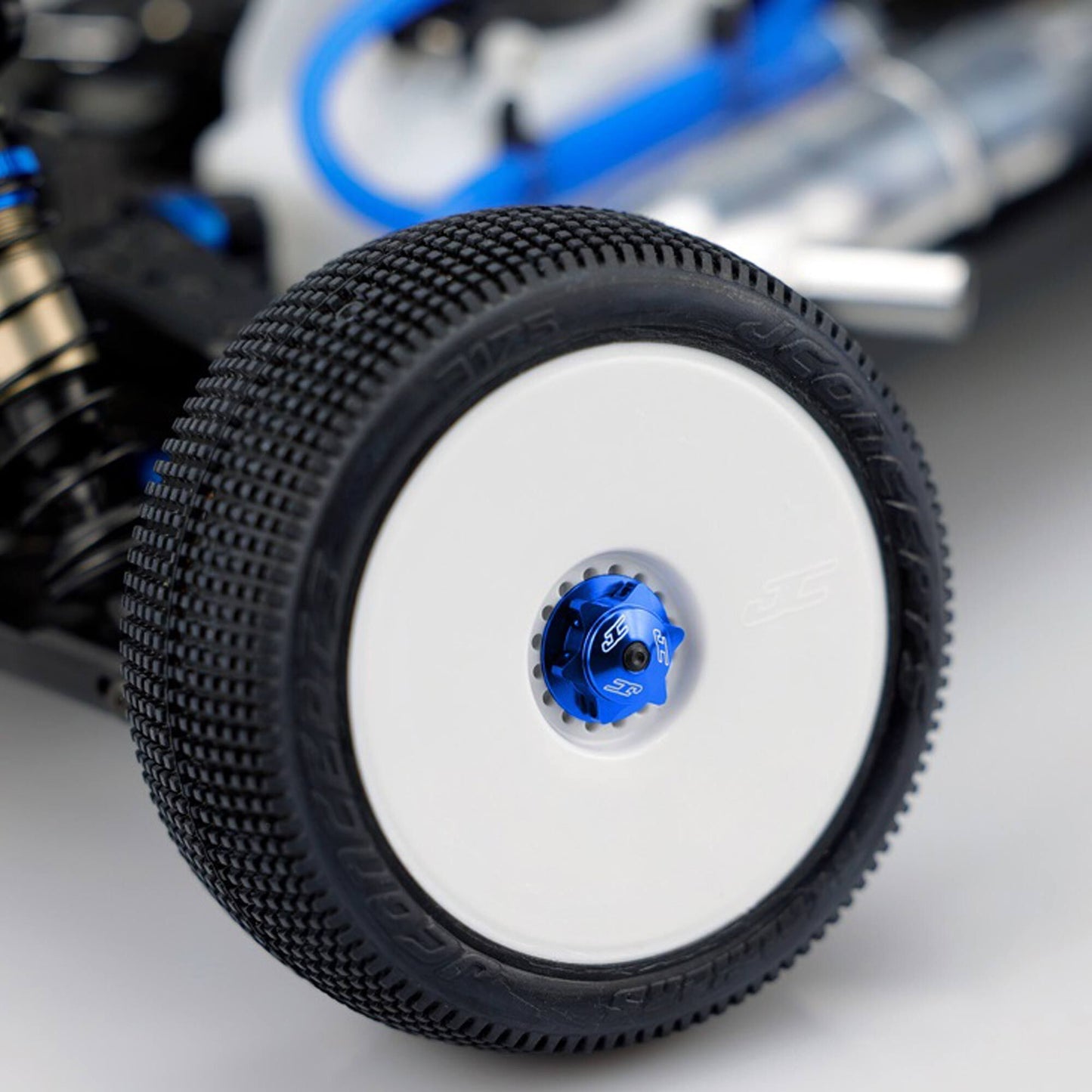 17mm Finnisher Serrated Magnetic Wheel Nut Blue (JCO28901)