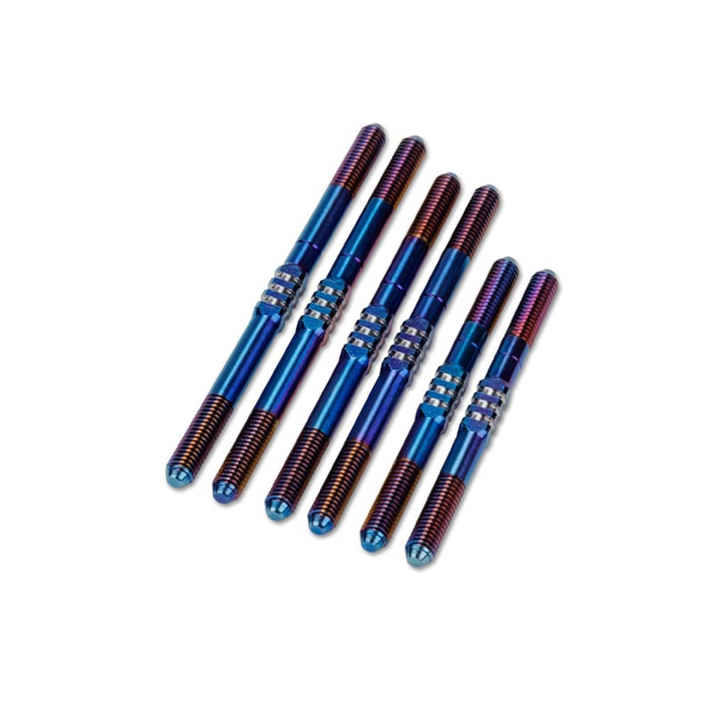 Schumacher Cougar LD3 Fin Turnbuckle Kit Burnt Blue (JCO2969-1)