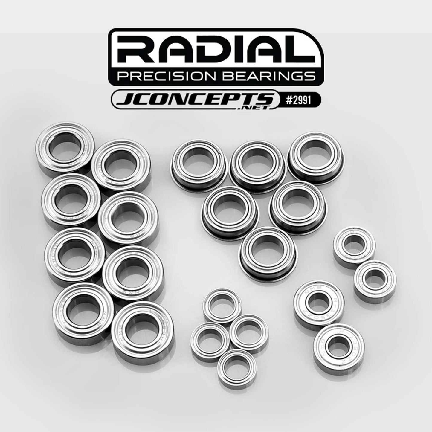 Radial Nmb Bearing Set for TLR 8Ight-X 2.0 and XE 2.0 (JCO2991)