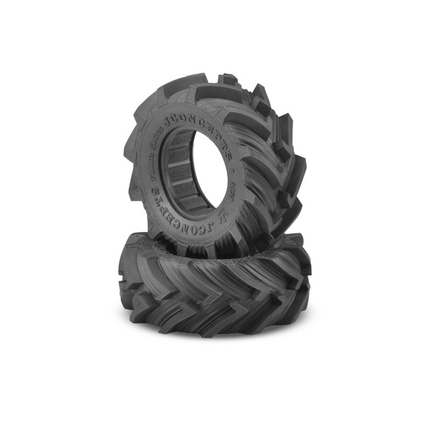 1/10 Fling King 3.0â€ Short Course Truck Tires (Green Compound, 2 Pack) (JCO315102)