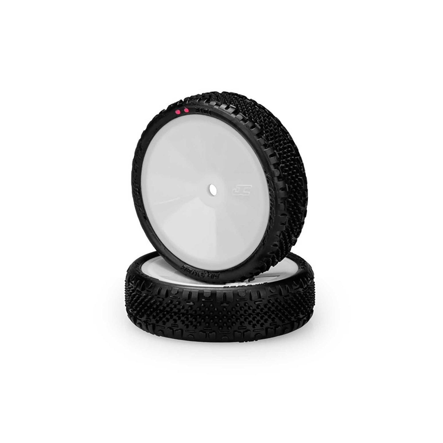 1/10 Pin Swag 2.2â€ Pre-Mounted Slim Front Buggy Tires (Pink Compound) (JCO3181101011)