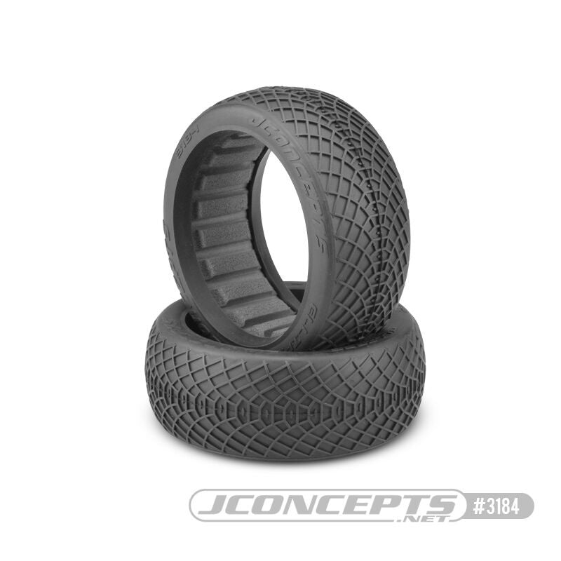 Ellipse Blue Compound Tires (2), Fits 1/8th Buggy