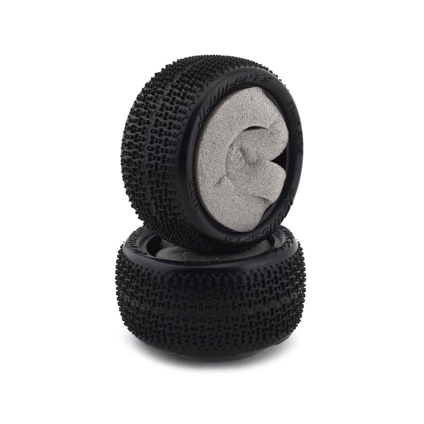 1/10 Twin Pins 2.2 Rear Buggy Tires and Inserts Pink Compound (JCO3190010)