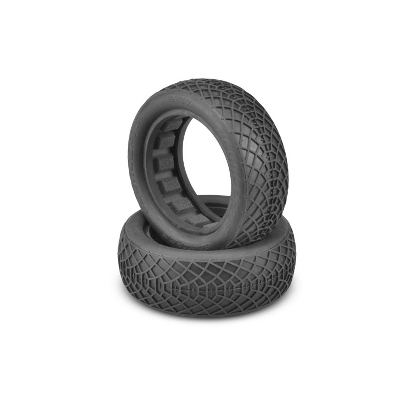 1/10 Ellipse 2.2â€ Front 2WD Buggy Tires and Inserts (Gold Compound) (JCO319705)