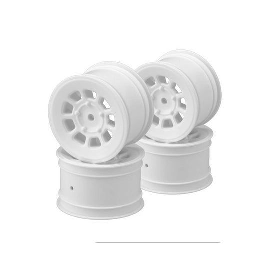 9 Shot 2.2" Rear Wheel, White, Fits B7, B6.4, B74.2, YZ2, YZ4, XB2, XB4, LD3, 4pcs