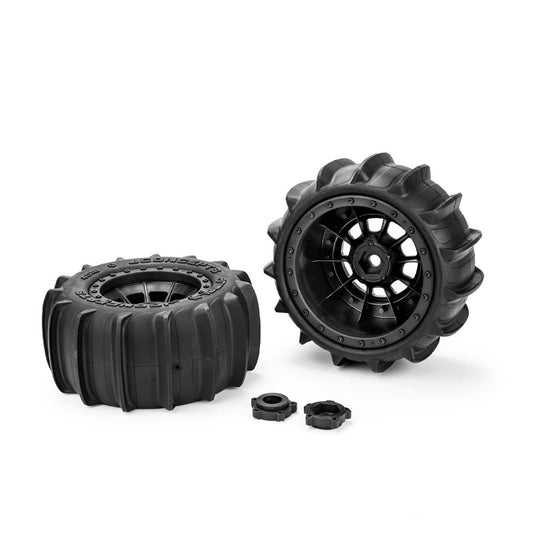 1/5 Animals Pre-Mounted Monster Truck Tires Platinum Compound (2) (JCO4016-3994)