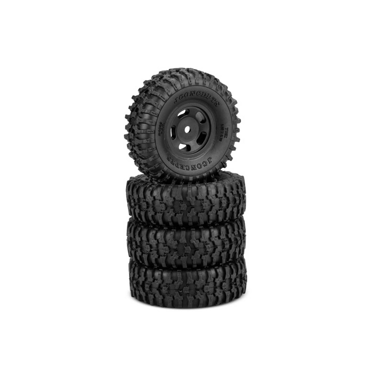 Tusk 1.0Ã¢â‚¬Â SCX24 Crawler Tires with Glide 5 Wheels (JCO402332911)
